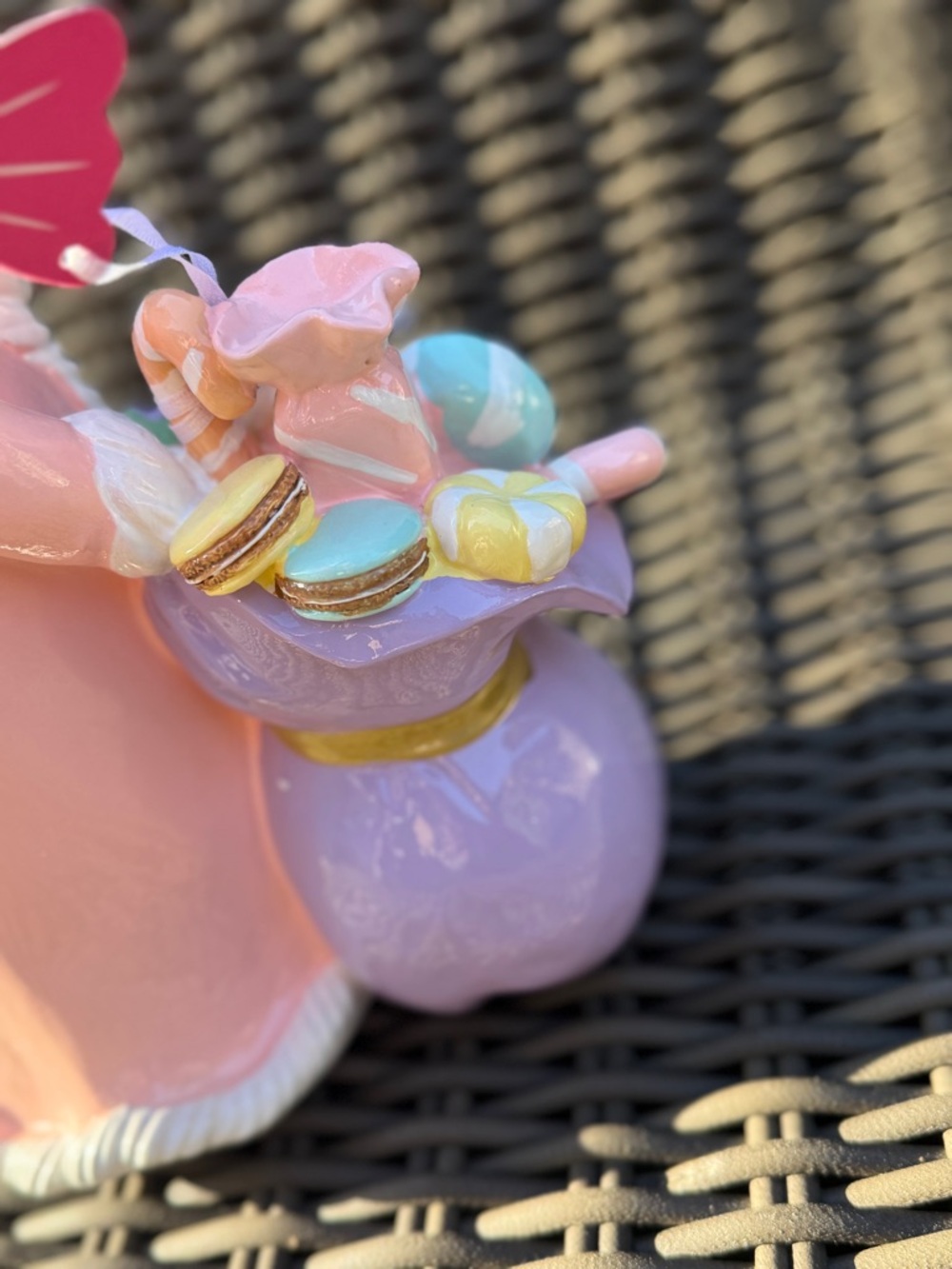 Pastel Candy Santa Figurine - NWT - Picture 5 of 16